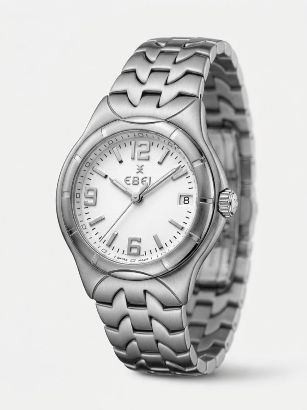 EBEL E Type White Dial Women's Watch 25mm 9157C11/0716
